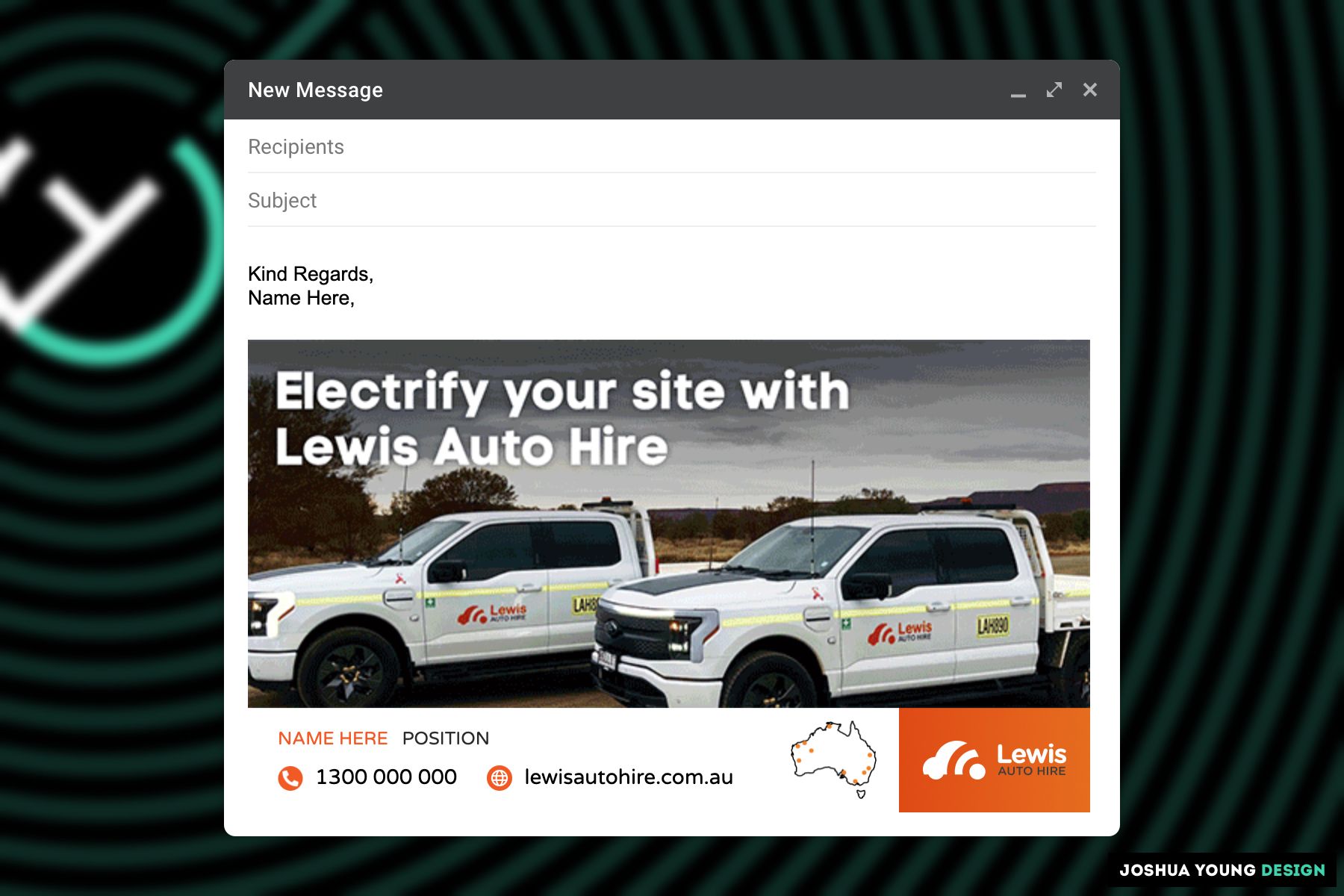 Lewis Auto Hire - Email Signature