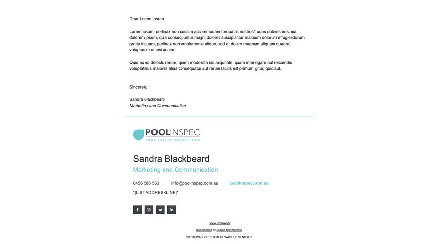 email template 4