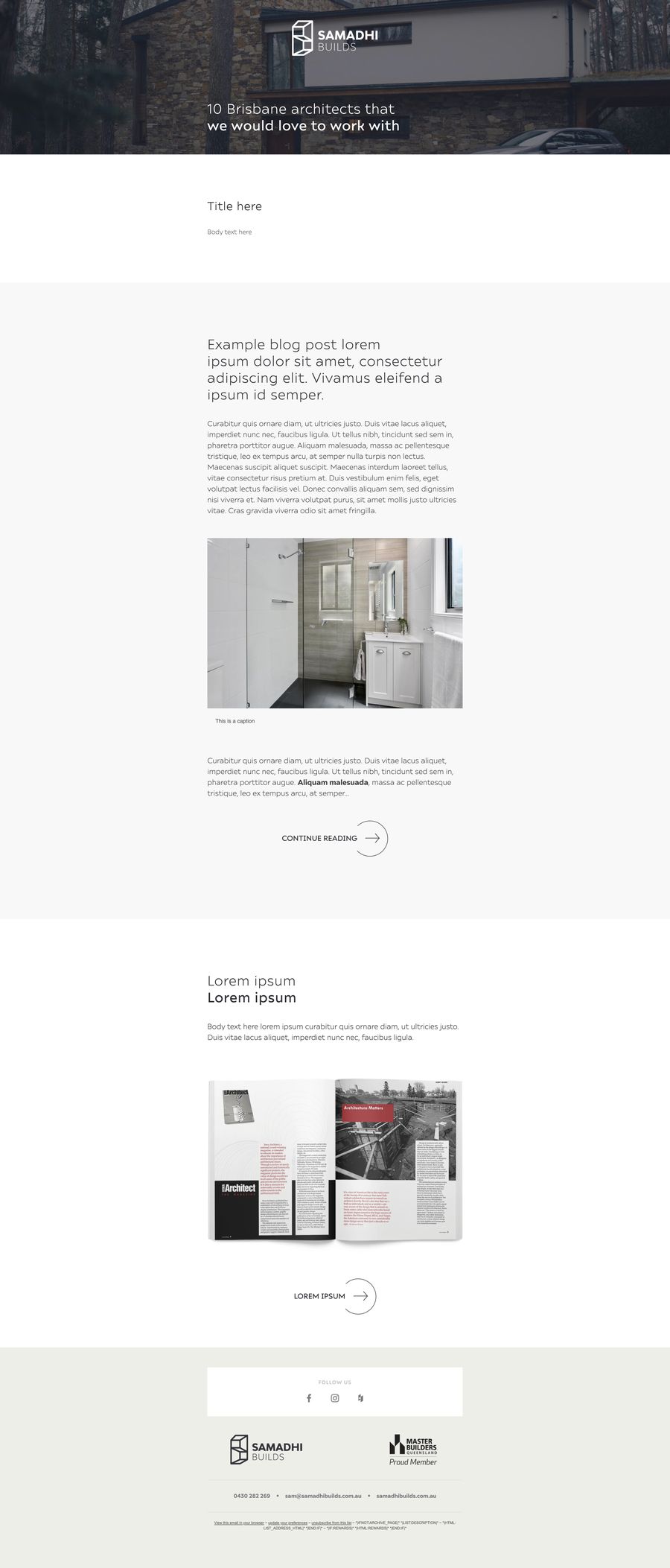 email template 1