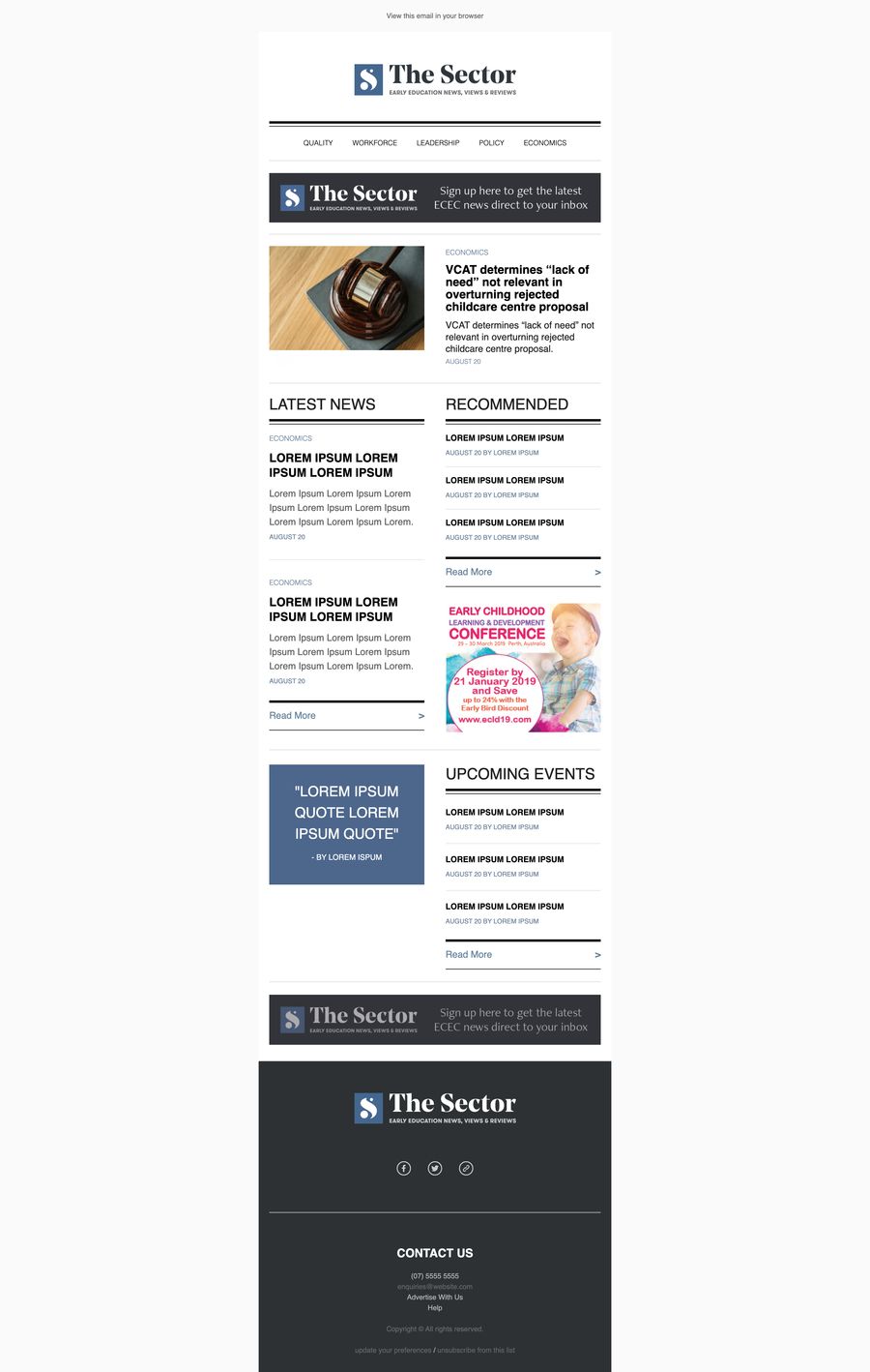 email template 1
