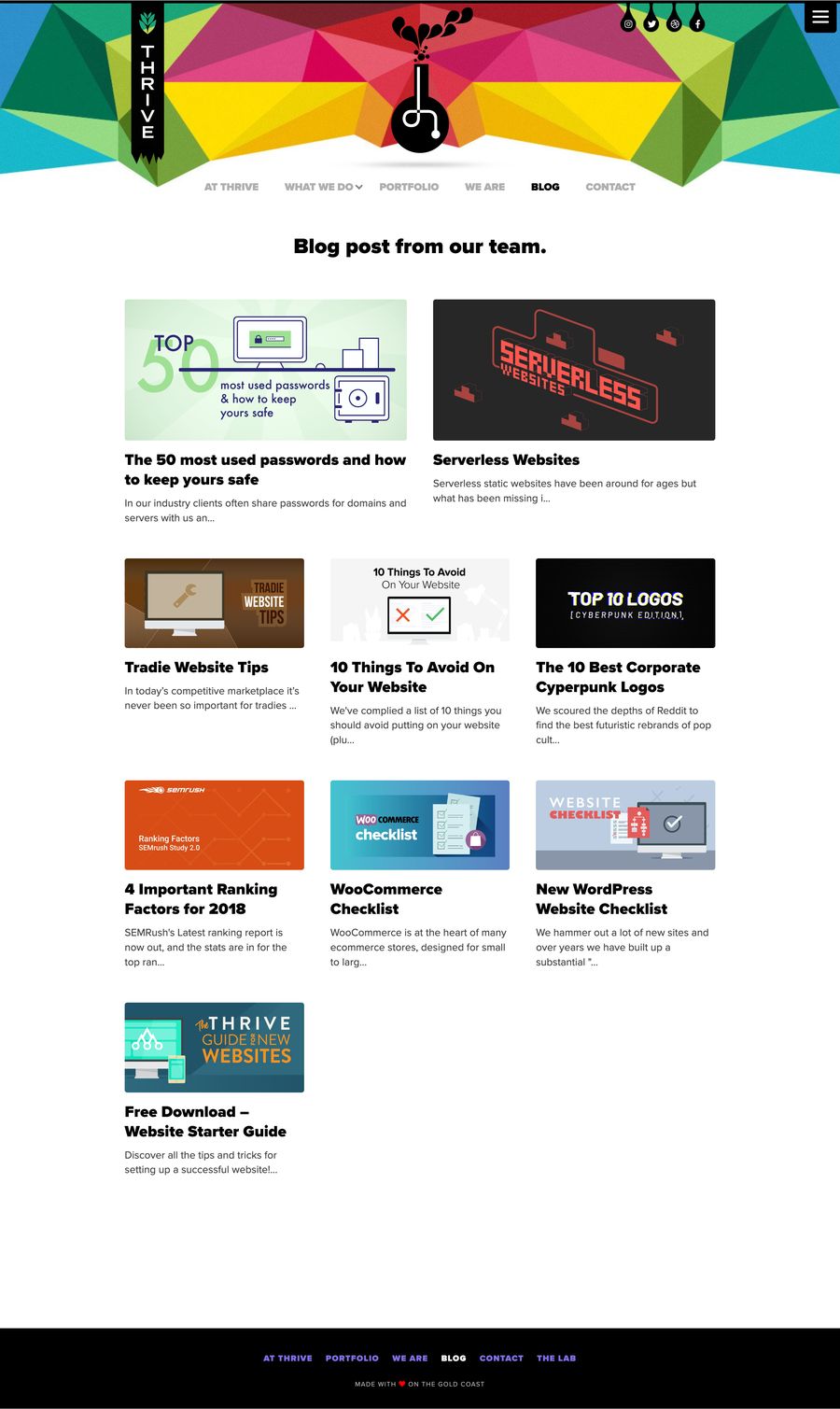 Thrive Digital blog