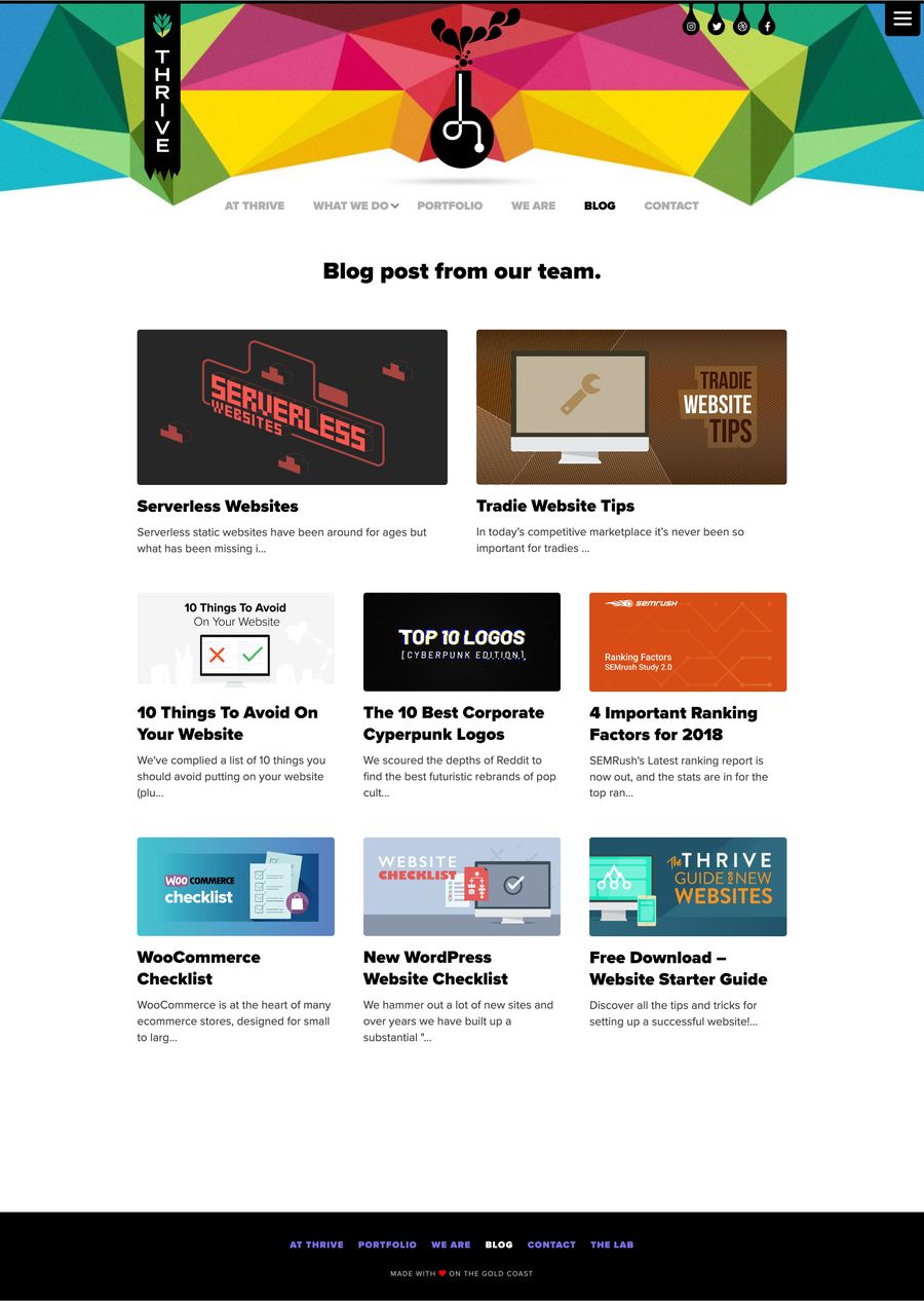 Thrive Digital blog